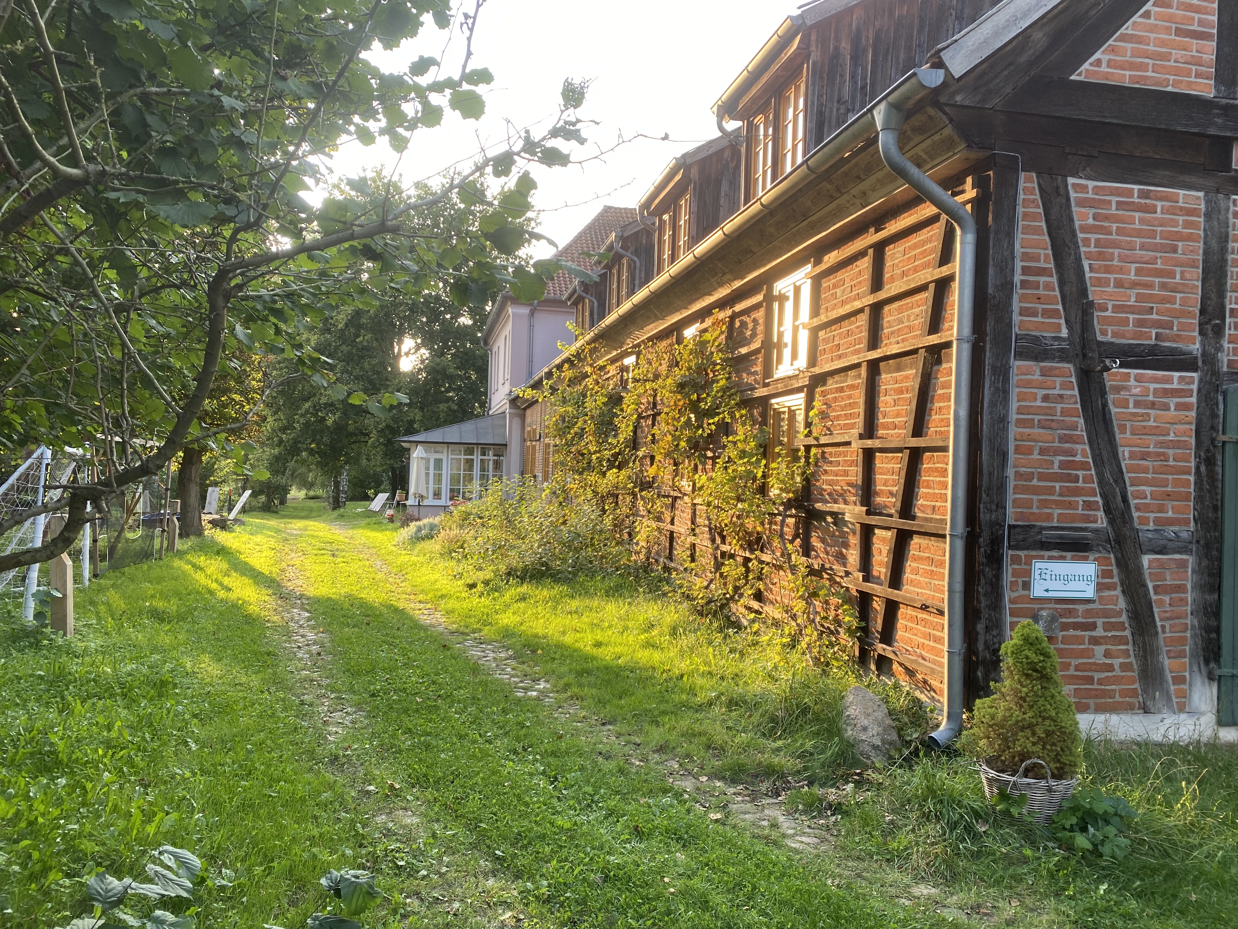 Luftaufnahme von Hof Grindau